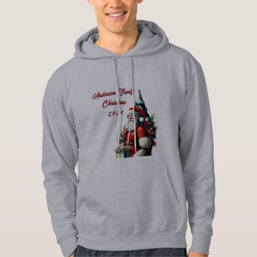 Familiefoto Kerst Hoodie (Voorkant)