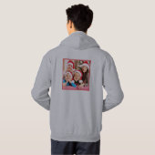 Familiefoto Kerst Hoodie (Achterkant volledig)