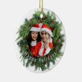 Familiefoto Kerst Ornament - Custom Gift (Rechts)