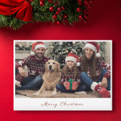 Familiefoto Kerstkaart