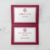 Familiefoto, Kerstmis, Feestdagen Kaart (Binnen)