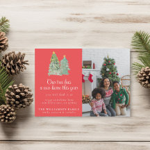 Familiefoto Kerstvakantie Bewegende aankondiging