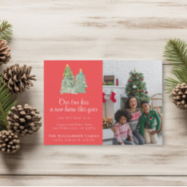 Familiefoto Kerstvakantie Bewegende aankondiging