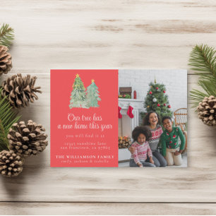 Familiefoto Kerstvakantie Bewegende aankondiging