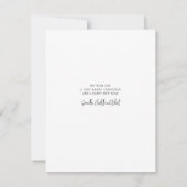 Familiefoto Kerstvakantie Custom Notitiekaartje (Achterkant)