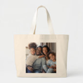 Familiefoto kinder kinderen grote tote bag (Voorkant)