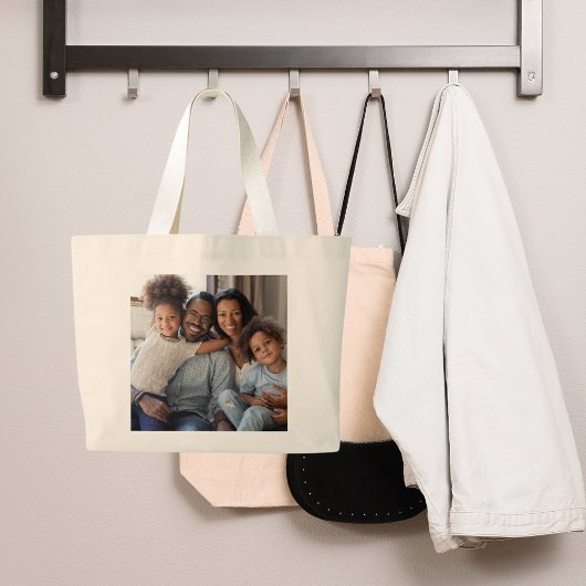 Familiefoto kinder kinderen grote tote bag