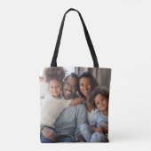 Familiefoto kinder kinderen tote bag (Achterkant)