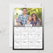 Familiefoto Mini 2021 Kalender Magnetische Uitnodiging (Voorkant)