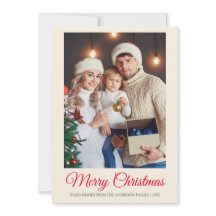 Familiefoto Minimal Simple Modern Christmas