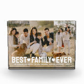 Familiefoto Naam Beste Familie Ooit Collage Fotoblokken (Voorkant)