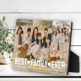 Familiefoto Naam Beste Familie Ooit Collage Fotoplaat