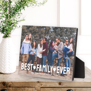 Familiefoto naam beste familie ooit fotoplaat