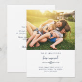 Familiefoto Nieuw adres Verhuizen Aankondiging (Voorkant / Achterkant)