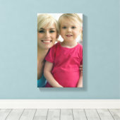 Familiefoto op Canvas Muurkunst (Insitu (Houten vloer))