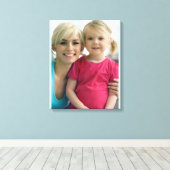 Familiefoto op Canvas Muurkunst Afdruk (Insitu (Houten vloer))