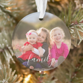 Familiefoto Ornament