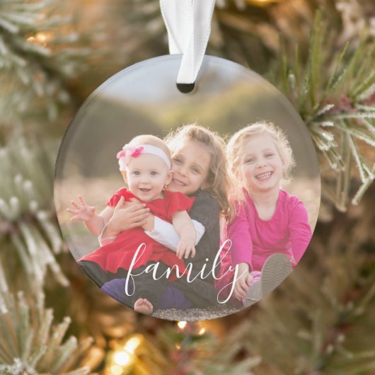 Familiefoto Ornament (Boom)