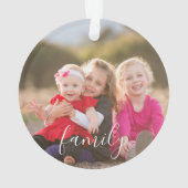 Familiefoto Ornament (achterkant)