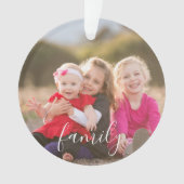 Familiefoto Ornament (voorkant)