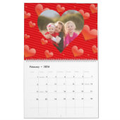 Familiefoto Personaliseer het Aangepaste Vakantie Kalender (Feb 2026)