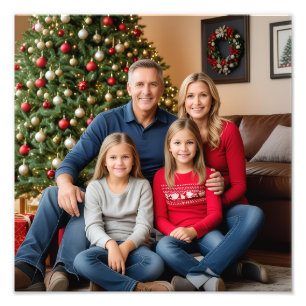 Familiefoto Personaliseer Poster