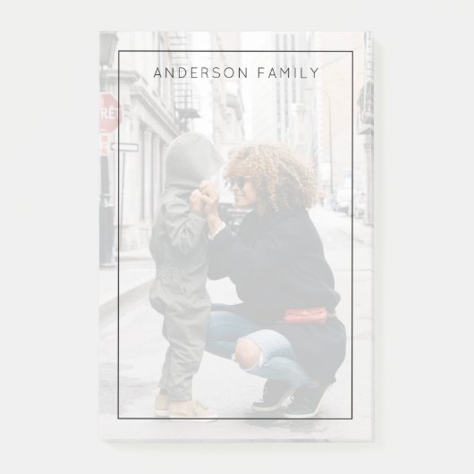 Familiefoto Post-it® Notes (Voorkant)