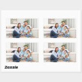 Familiefoto Rechthoekige Sticker (Vel)