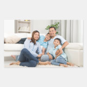 Familiefoto Rechthoekige Sticker (Voorkant)
