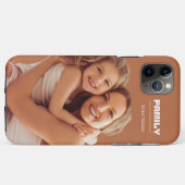 Familiefoto Roze 1 Afbeelding Case-Mate iPhone Case (Achterkant (horizontaal))