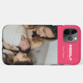 Familiefoto Roze 1 Afbeelding Case-Mate iPhone Case (Achterkant (horizontaal))