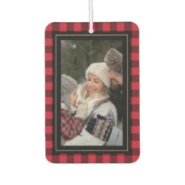Familiefoto Rustic Buffalo Plaid Luchtverfrisser