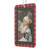 Familiefoto Rustic Buffalo Plaid Luchtverfrisser (Links)