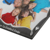 Familiefoto schoolbord We houden van je Snijplank (Hoek)