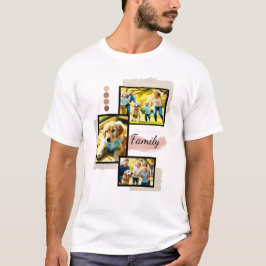 Familiefoto-Shirt: koester elk moment T-shirt