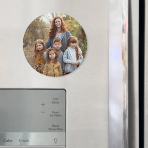 Familiefoto sjabloon voor uw koelkast magneet