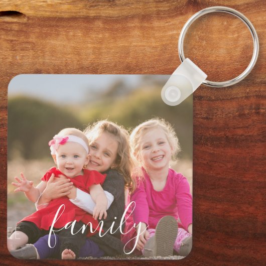 Familiefoto Sleutelhanger (Achterkant)