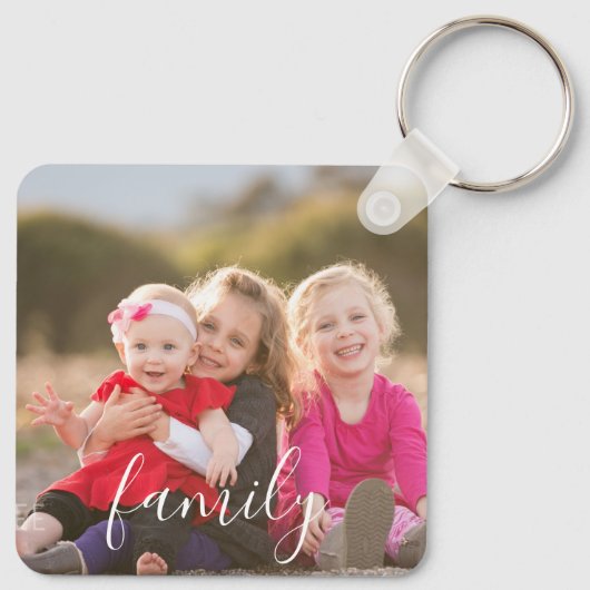 Familiefoto Sleutelhanger (Achterkant)