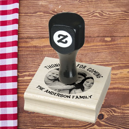 Familiefoto Thanksgiving Party Favoriet Rubberstempel