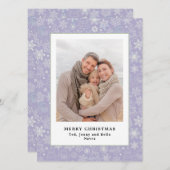 Familiefoto Traditionele Kerstkaart (Voorkant / Achterkant)