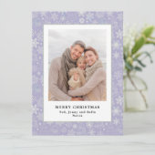 Familiefoto Traditionele Kerstkaart (Staand voorkant)