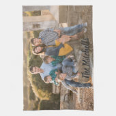 Familiefoto Trendy design Theedoek (Verticaal)