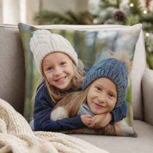 Familiefoto Tweezijdig Seizoensgebonden Kussen