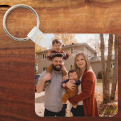 Familiefoto Unieke aangepaste toetsenborden Sleutelhanger (Voorkant)