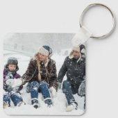 Familiefoto Unieke aangepaste toetsenborden Sleutelhanger (Achterkant)