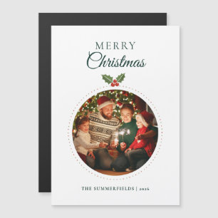 Familiefoto Waterverf Botanische Kerstmis