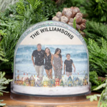 FAMILIEFOTO WINTERSCENE GRENSLICHTEN