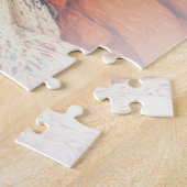 Familiefoto Wintervakantie Modern Vrolijk Kerstfee Legpuzzel (Zijkant)