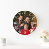 Familiefoto Witte vette Romeinse cijfers Grote Klok (Huis)