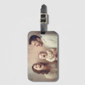 Familiefoto World Traveller Bagagelabel (Voorkant (verticaal))